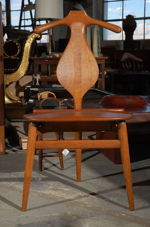 Rare Oak Valet Chair