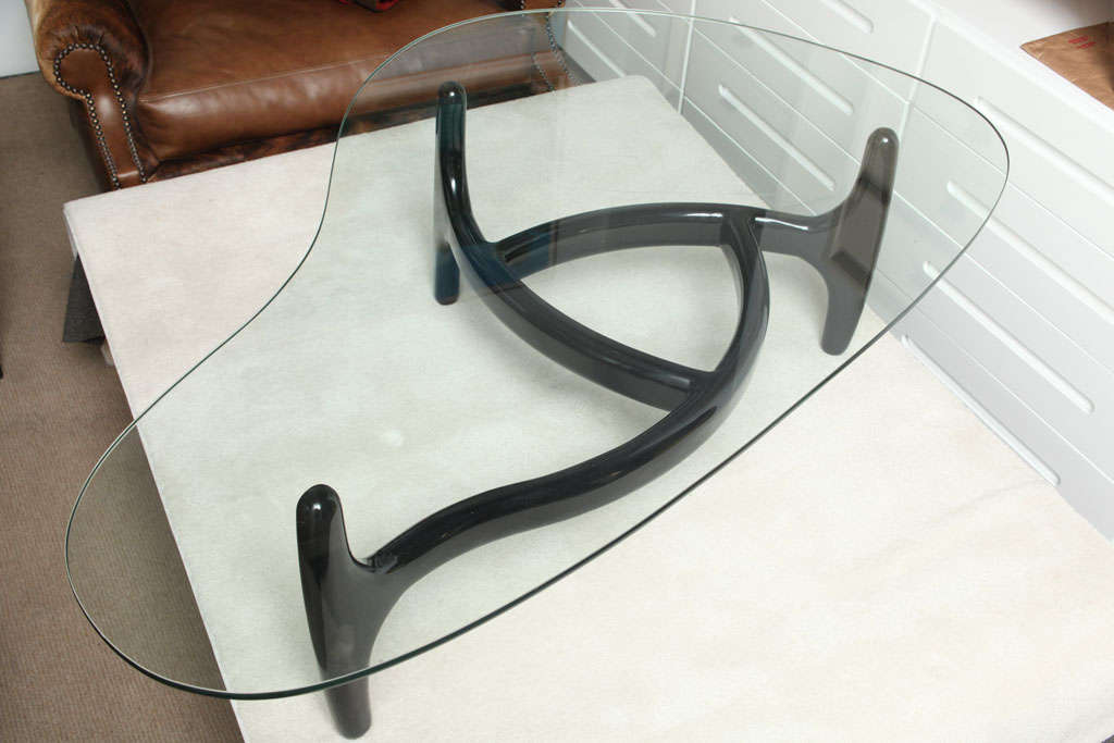 Mid-20th Century Designer Kidney Shaped Coffee Table