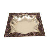 Mexican Silver-plate and Amethyst Bowl, Stamped Los Castillo