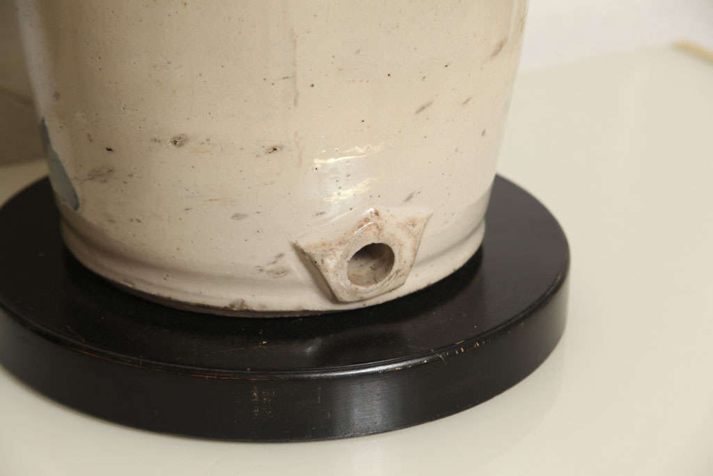Pair of Antique Sake Jug Lamps 2