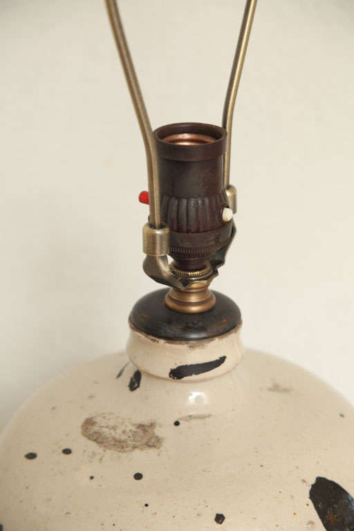 Pair of Antique Sake Jug Lamps 5