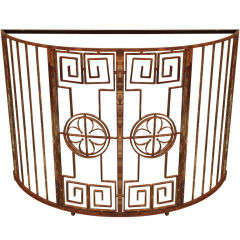 Large French Iron Console