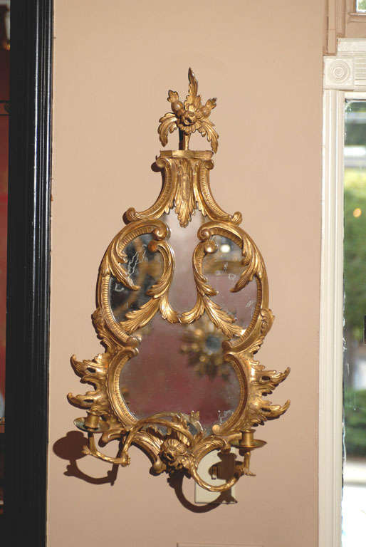 French Mirror Candle Sconce