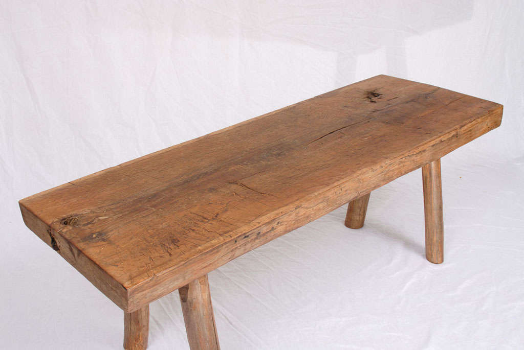 An oak work table or 