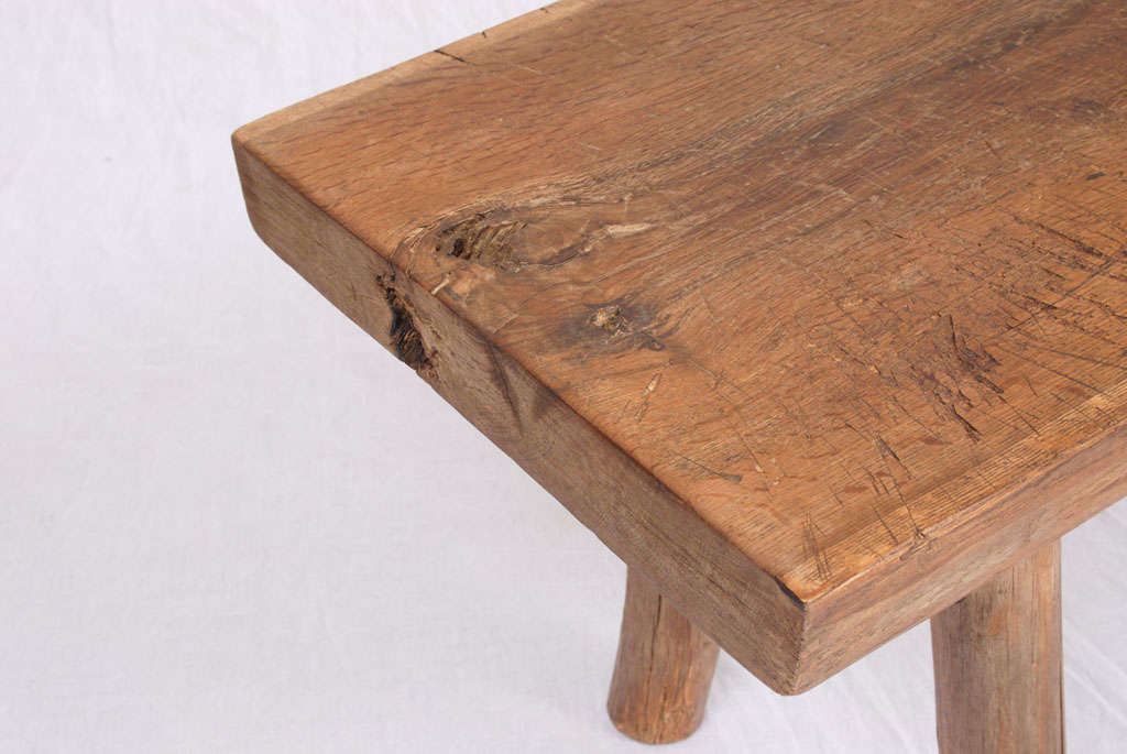 19th Century Oak Pig Bench Coffee Table