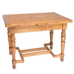 Pine and Beech Drawleaf Table