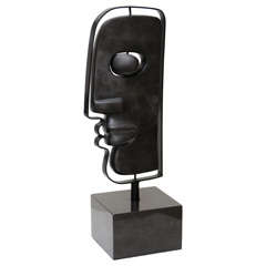 Fantastic Solid Bronze Signed Picasso Inspired Table Sculpture