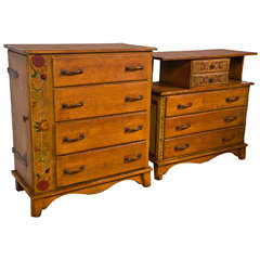 Rare Monterey California Mason Line Four-Piece Bedroom Set