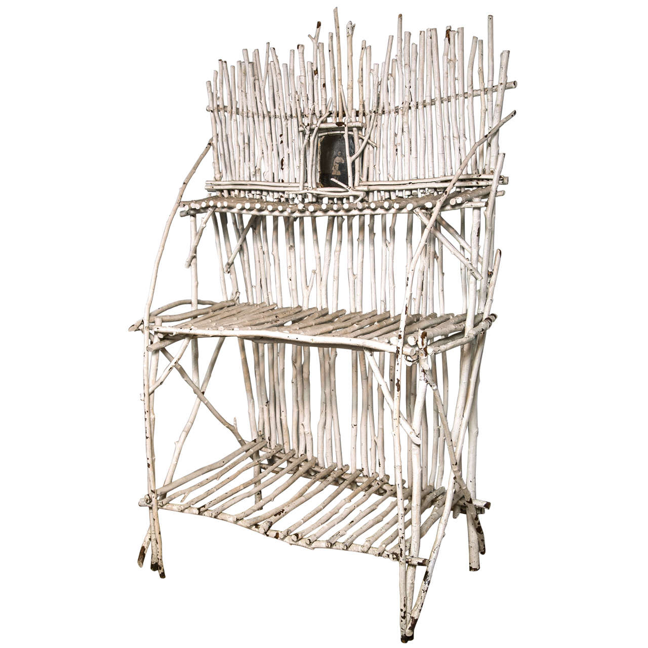 Unique Adirondack Twig Etagere