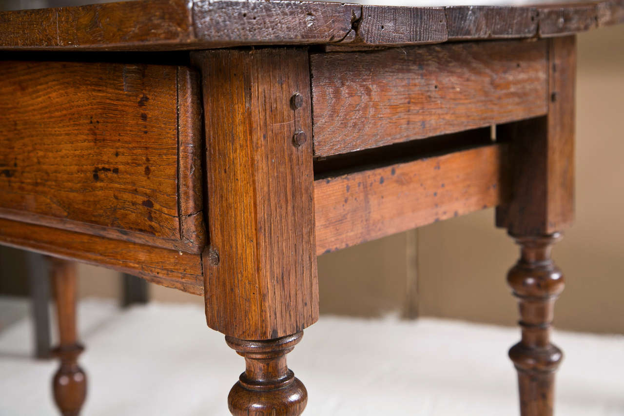 Early 19th C English Oak Tavern Table
