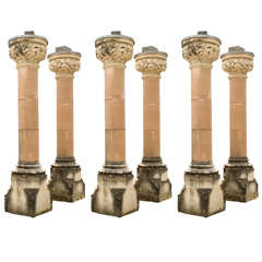 19th Century Set of 8 Columns from St. George's Church, London