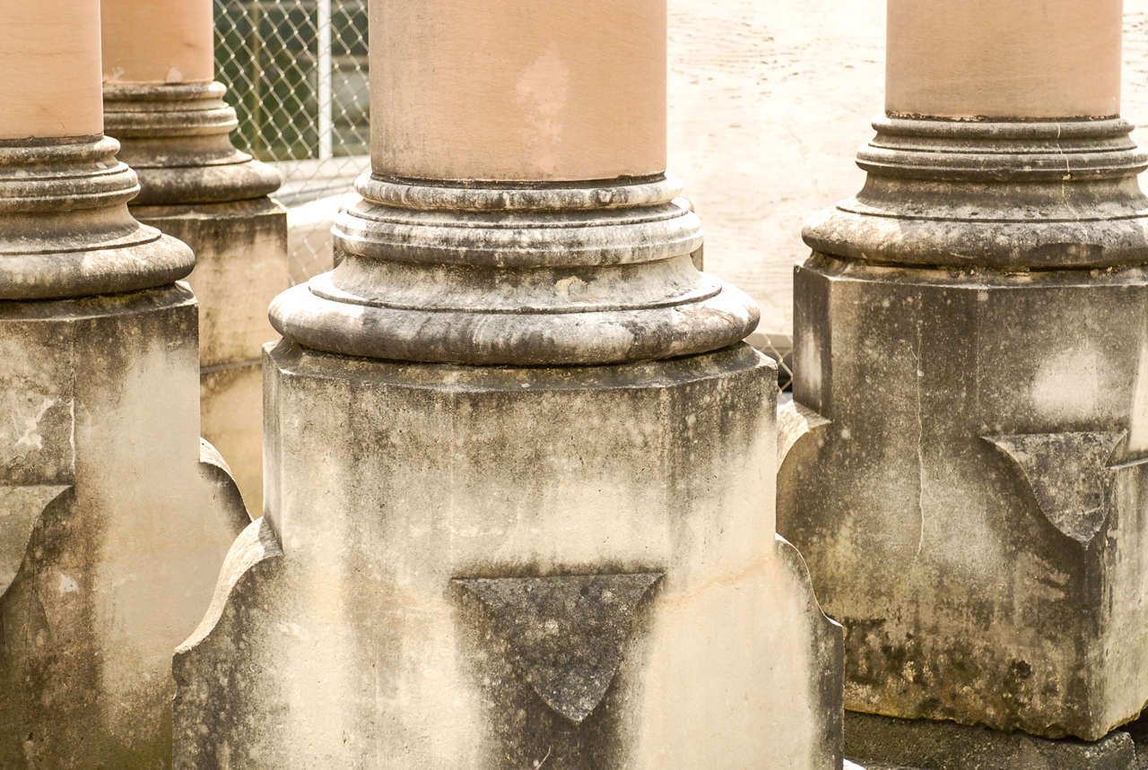19th Century Set of 8 Columns from St. George's Church, London In Good Condition For Sale In Atlanta, GA