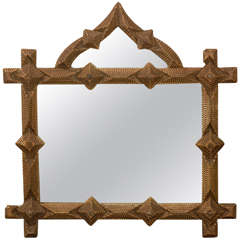 Tramp Art Mirror