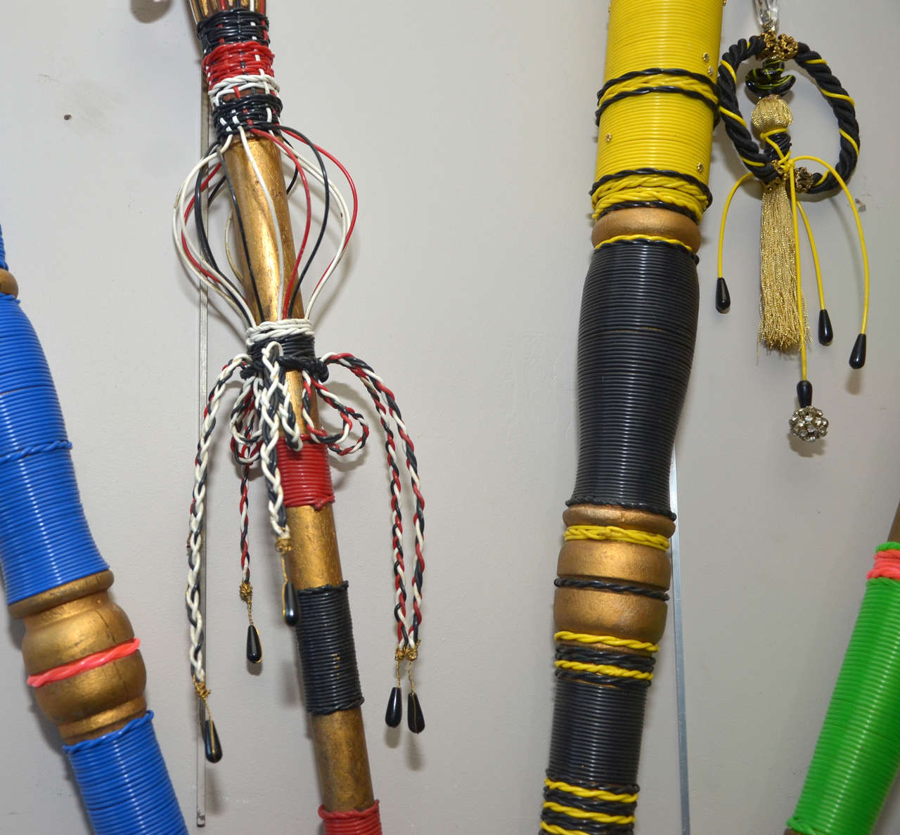 Four 1995 Walking Sticks by Claude Cehas for Christian Lacroix For Sale 2