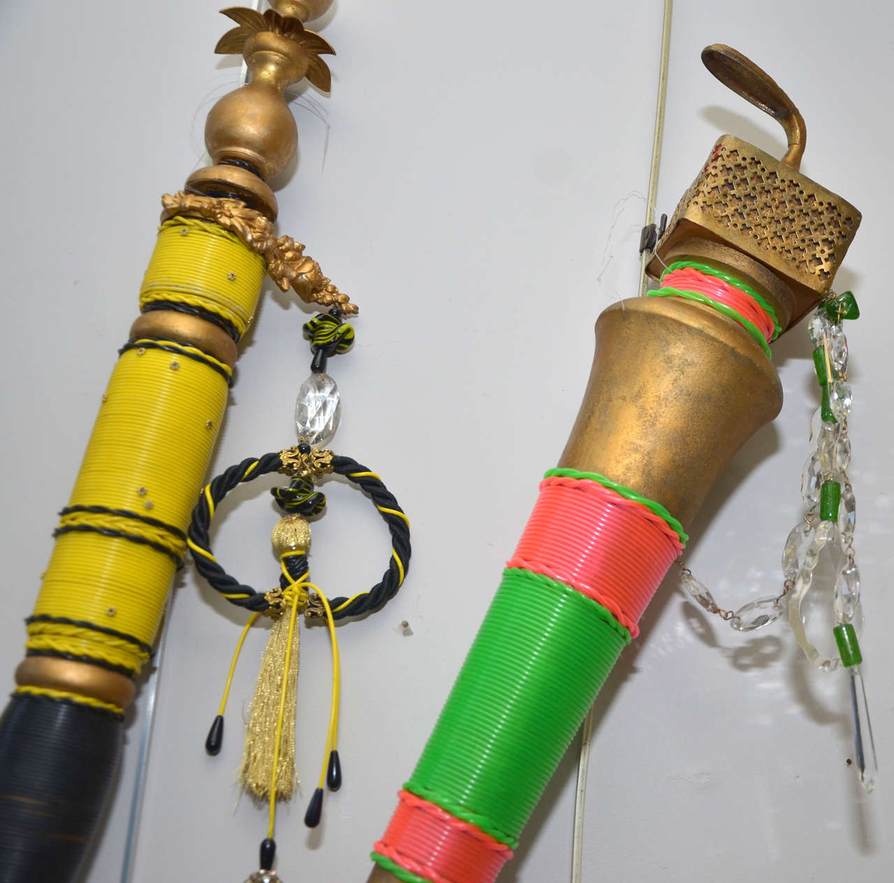 Four 1995 Walking Sticks by Claude Cehas for Christian Lacroix For Sale 3