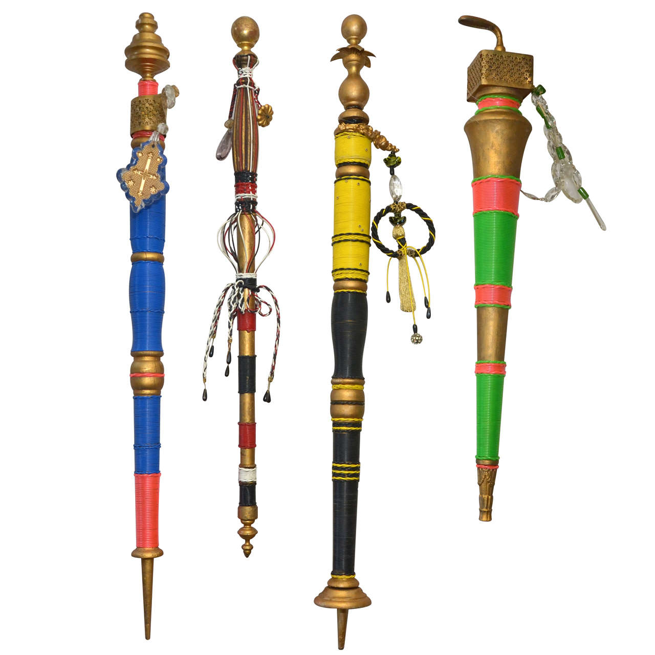 Four 1995 Walking Sticks by Claude Cehas for Christian Lacroix For Sale