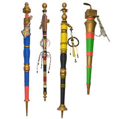 Four 1995 Walking Sticks by Claude Cehas for Christian Lacroix