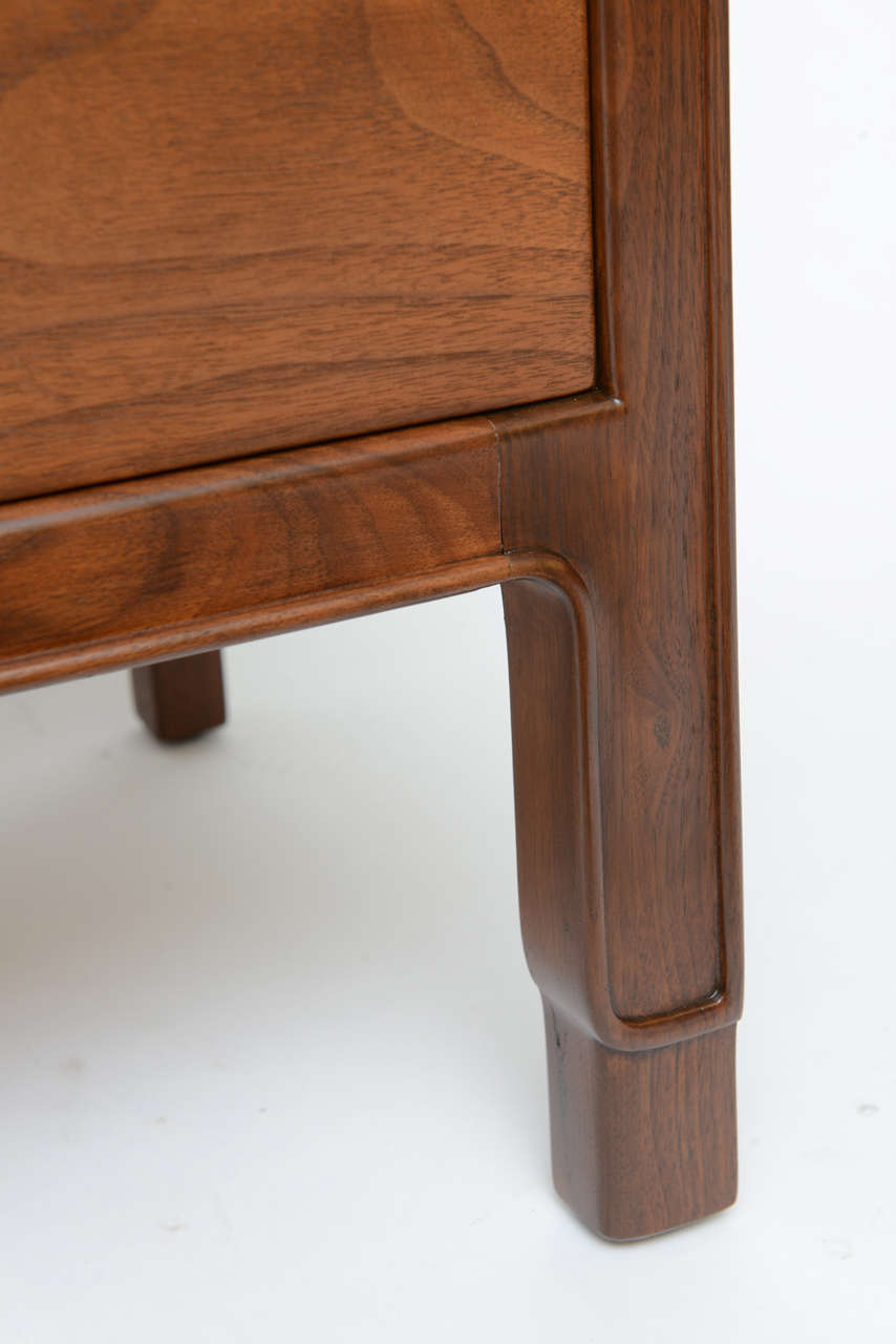 John Stuart Janus Collection Walnut Night Tables 2