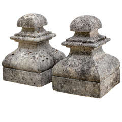 Carved Stone Finials
