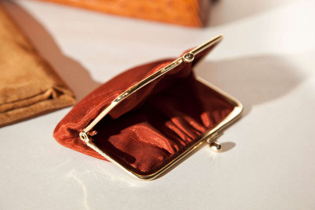 Judith Leiber Signature Ostrich Satchel 2