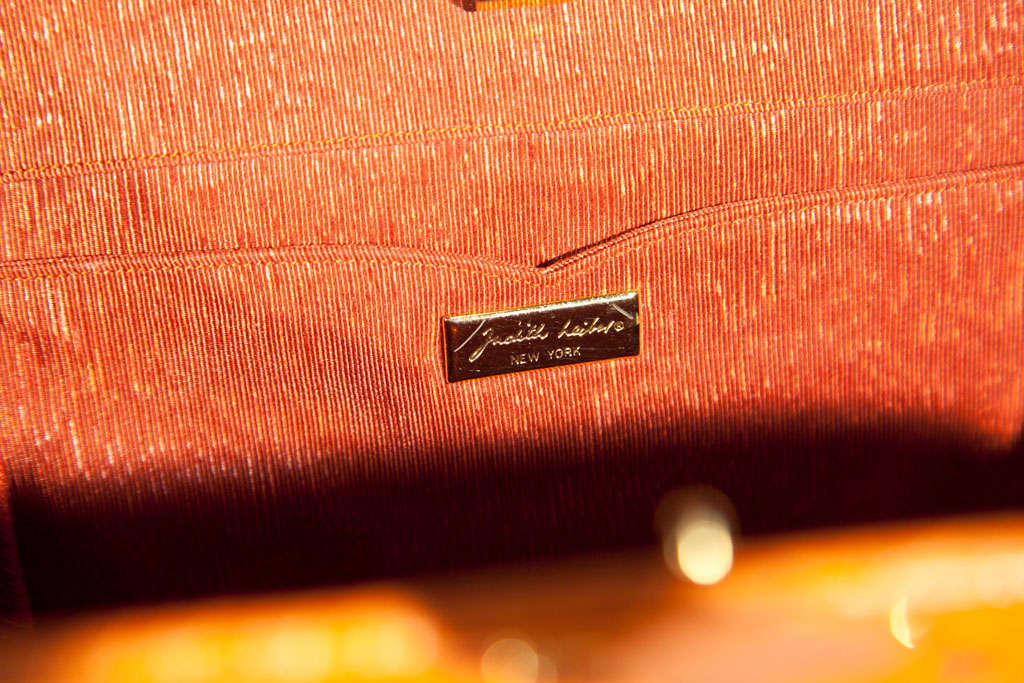Judith Leiber Signature Ostrich Satchel 7