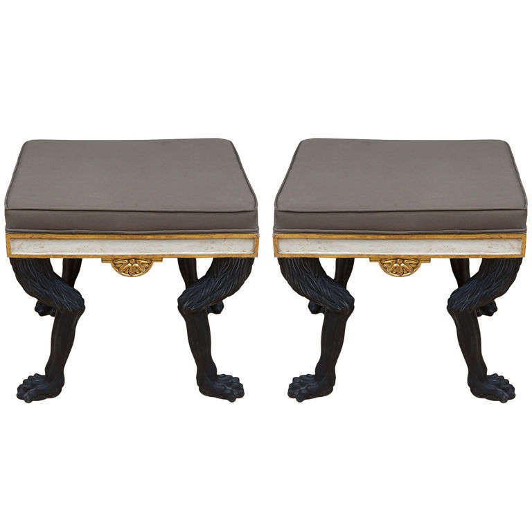 Pair of stools For Sale