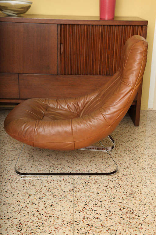 70's Percival Lafer  Brazilian Leather Earth Chairs 2