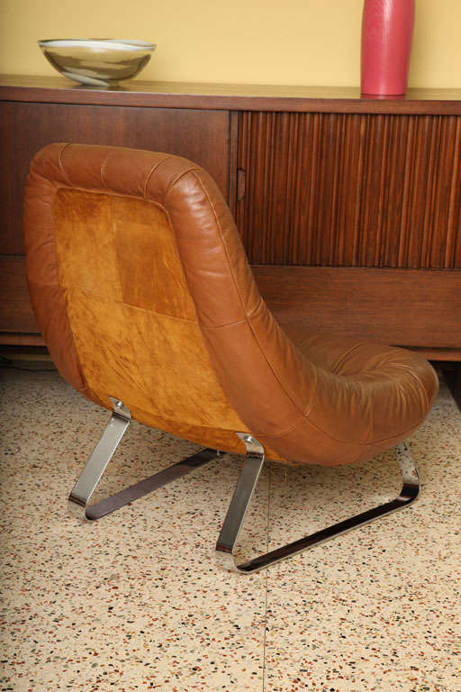 70's Percival Lafer  Brazilian Leather Earth Chairs 3