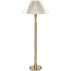 Elegant Tubular Glass & Chrome Laurel Floor Lamp 7
