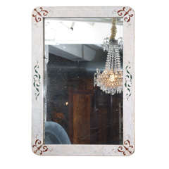 Italian Marble Mirror Frame with stone inlays