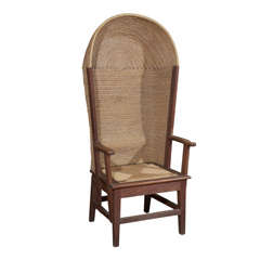 Antique Hooded Orkney Chair, English circa 1870