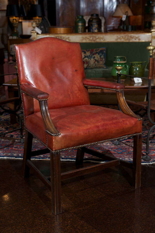 Georgian Style Mahogany Armchair