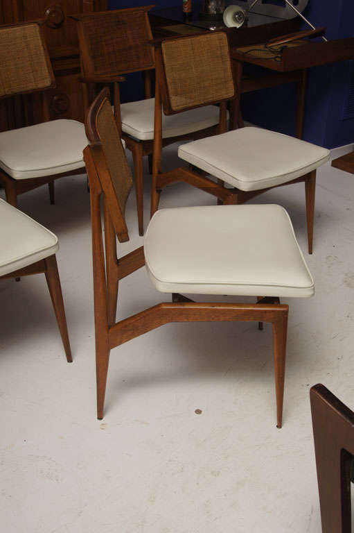 Mid-20th Century Six Italian Dining Chairs
