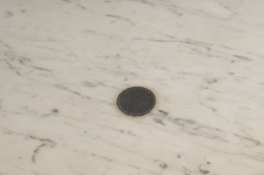 Italian Laverne Marble Table For Sale