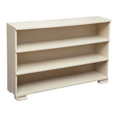 Simple Whitewashed Bookcase