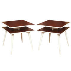 Pair of Square End Tables