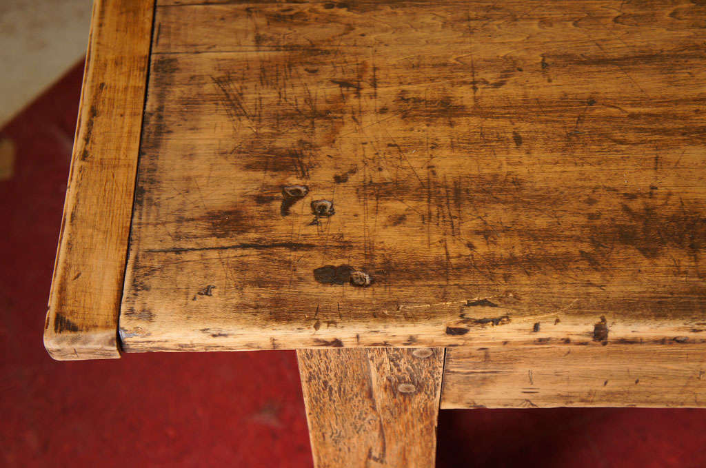 18th C. Oak Kitchen Island or Refectory Work Table 2