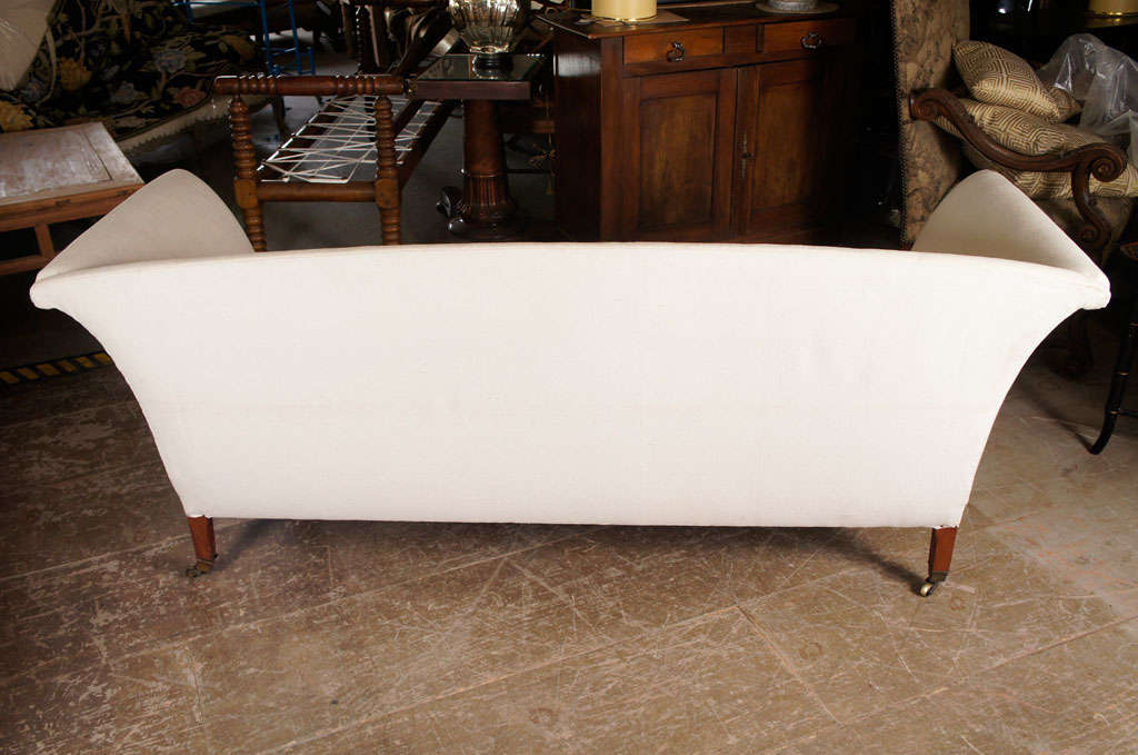 Continental Maple Upholstered Sofa 3