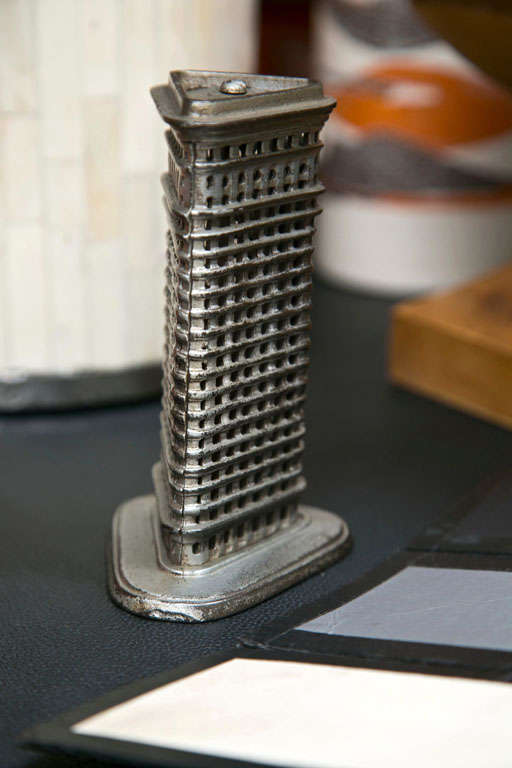 A small scale replica of the iconic New York City landmark. Produced by the Kenton Toy Co. of Kenton Ohio.