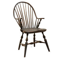 An Exceptional Windsor Chair, Maine 19th C.