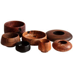 Turned Lathe Wood Art Bowl by Phil Gautreau (Priced Individually)