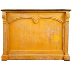 French Store Counter with Fleur De Lys