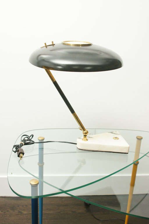 Italian Adjustable Table Lamp by Stilux