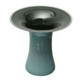 Italian Hand Blown Glass Vase by Vistosi