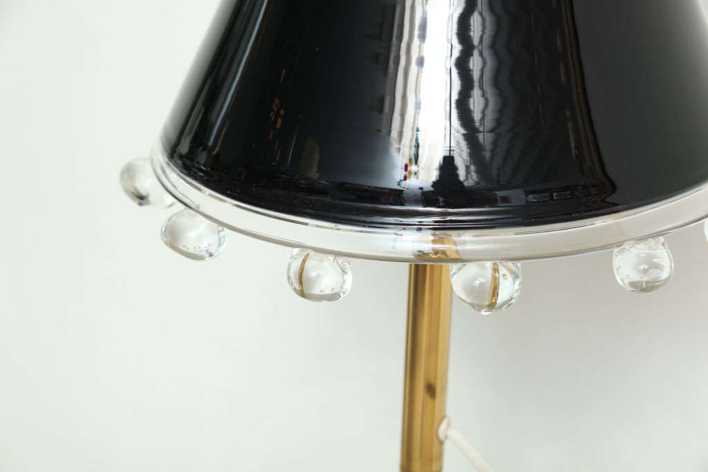 Mid-Century Modern Mid Century Modern Italian Murano Fratelli Tosso Glass Table Lamp sgnd. For Sale