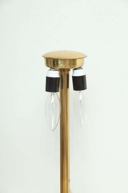 Mid Century Modern Italian Murano Fratelli Tosso Glass Table Lamp sgnd. For Sale 4