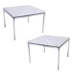 Florence Knoll Marble Side Tables