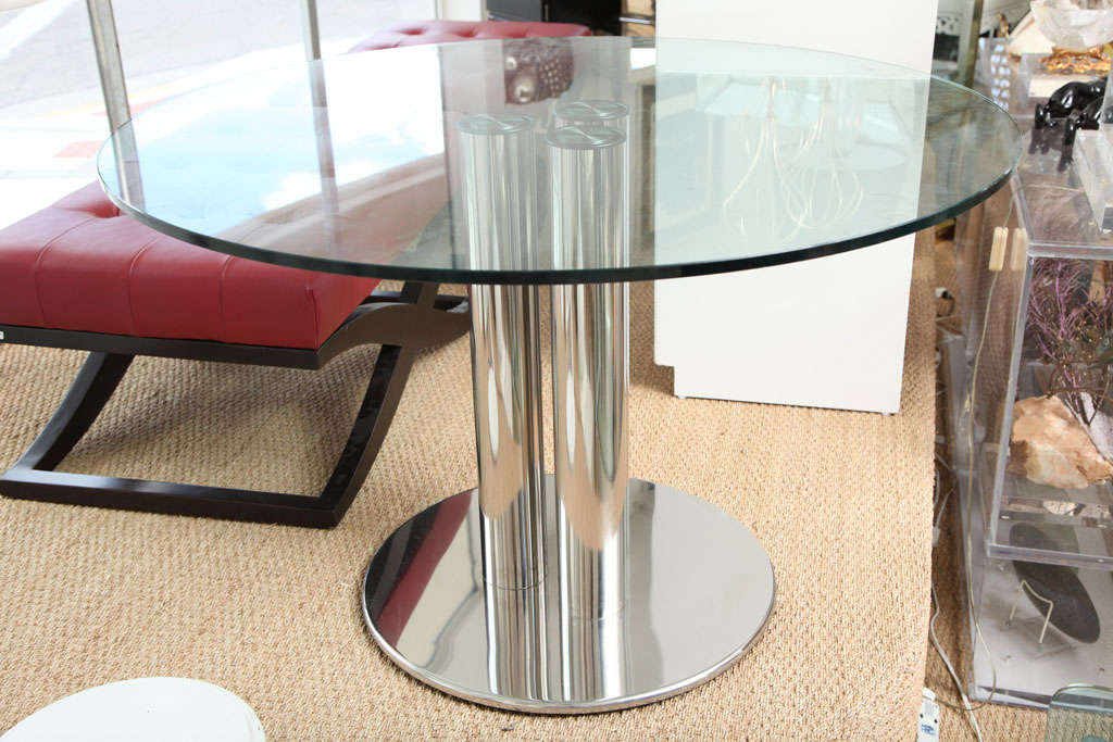 ZANOTTA 1970's ROUND DINING TABLE BY MARCO ZANUSO, 1972 ITALY 2