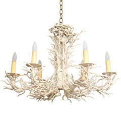 CHIC AND WHIMISICAL CORAL BRANCH CHANDELIER