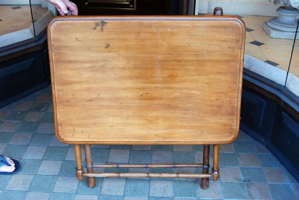 Folding Faux Bamboo Table 3